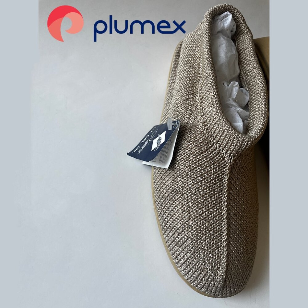 NWT Plumex 100 knit shoes, size 7/40 but fits a 9.5!